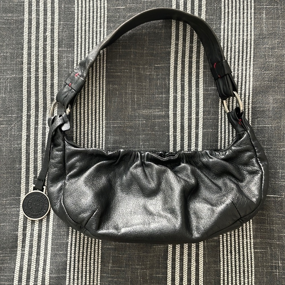 Small leather shoulder purse